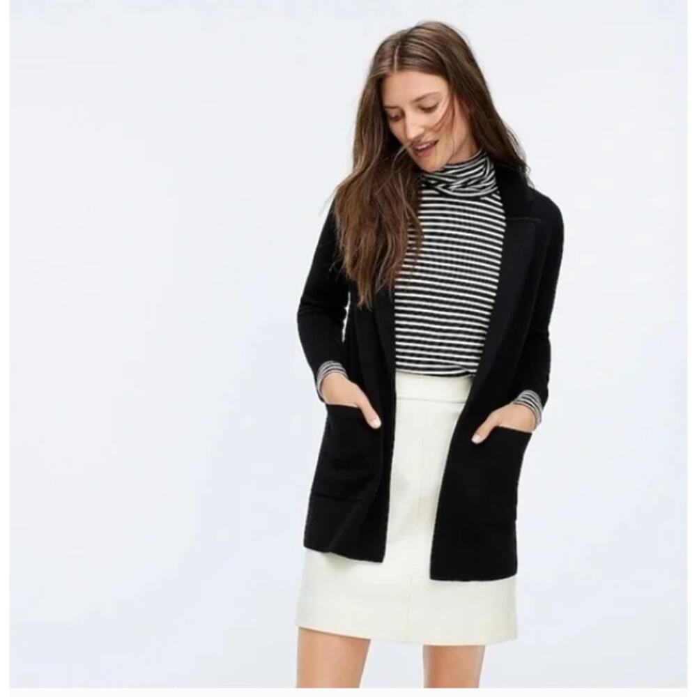 J. Crew 365 Sophie Open Front Sweater-Blazer Size Medium